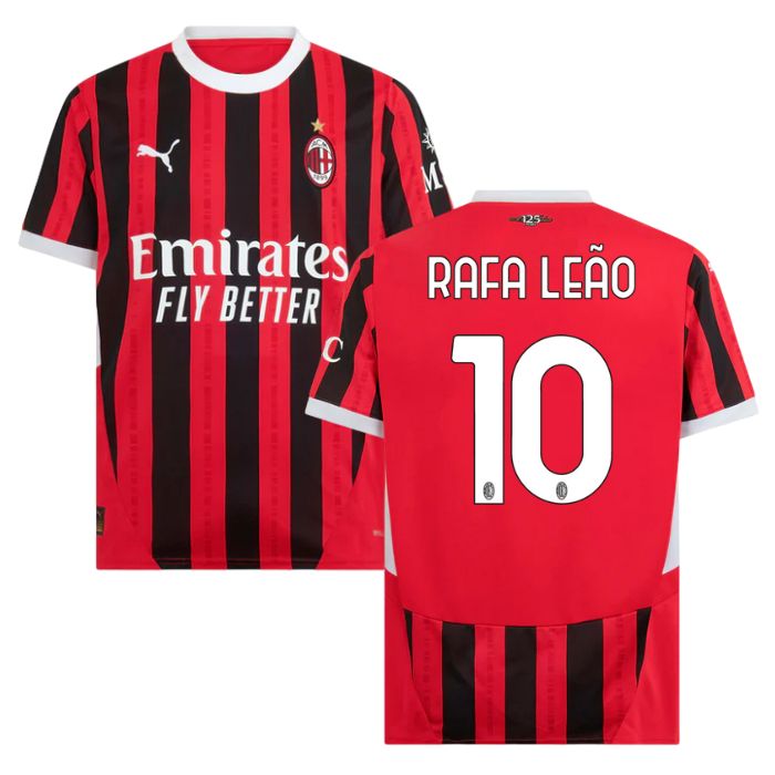 Maillot AC Milan Domicile 2024 2025 Rafael Leao