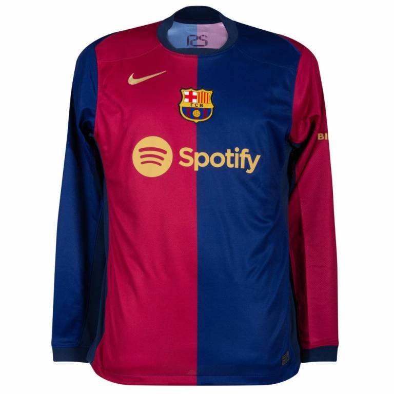 Maillot Barca Domicile 2024 2025 Manches Longues