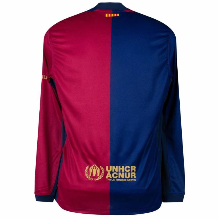 Maillot Barca Domicile 2024 2025 Manches Longues