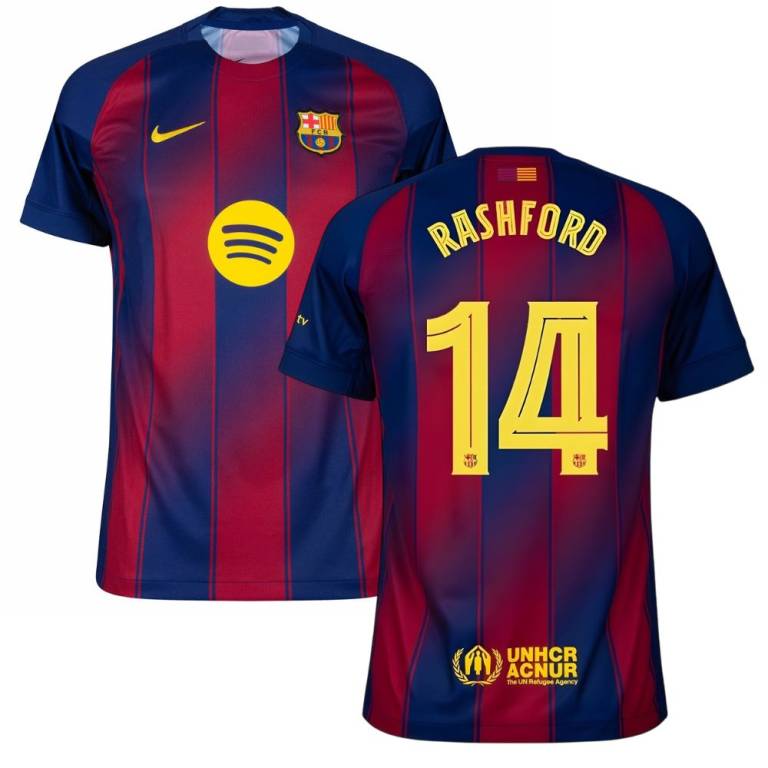 Maillot Barca Domicile 2025 2026 Rashford