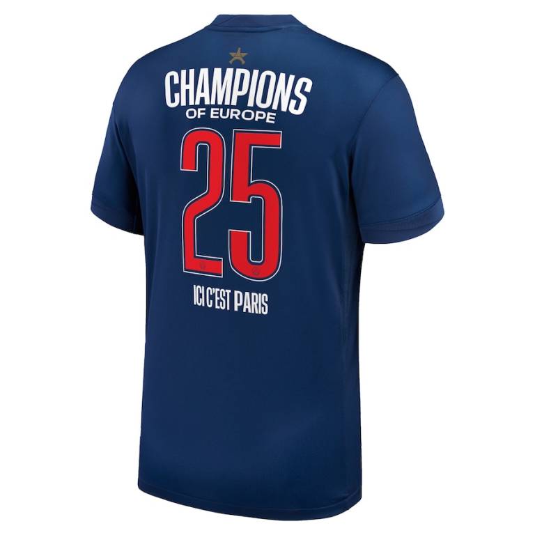 Maillot Match PSG Champions d'Europe 2025 1 Étoile