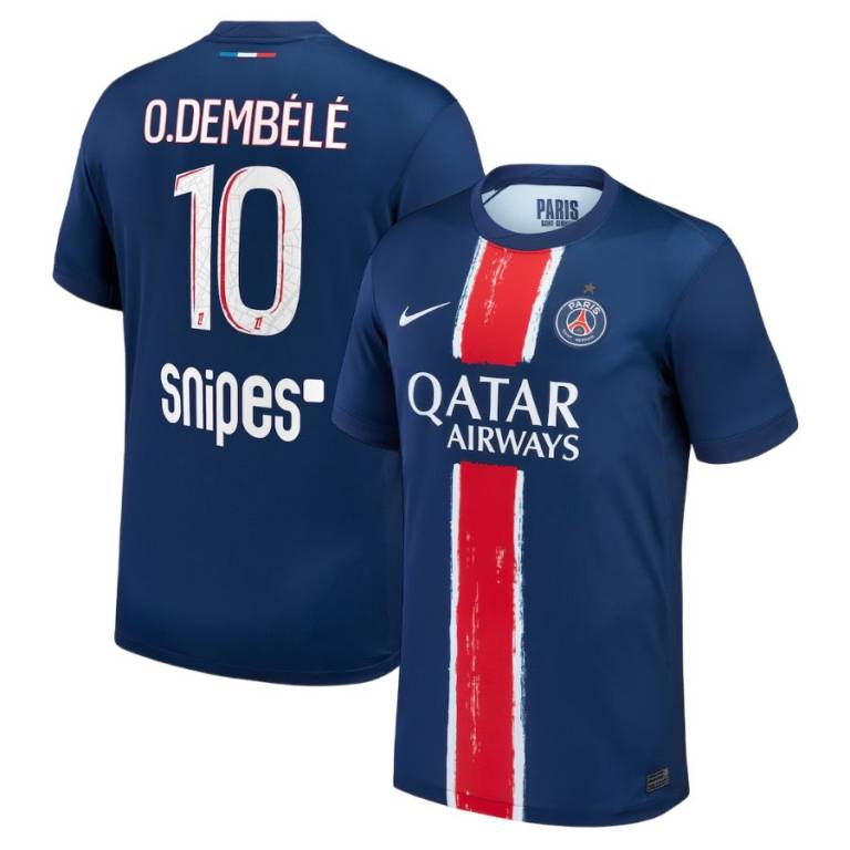 Maillot PSG Domicile 2024 2025 Dembélé 1 Étoile