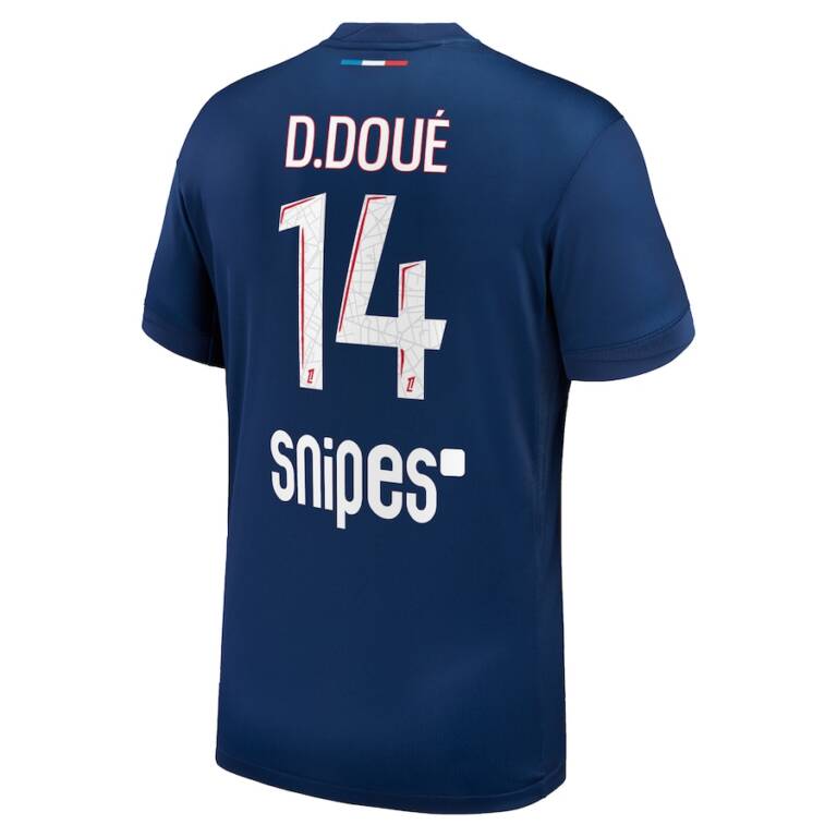 Maillot PSG Domicile 2024 2025 Désiré Doué 1 Étoile