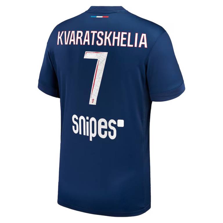Maillot PSG Domicile 2024 2025 Kvaratskhelia 1 Étoile
